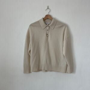 Banana Republic – Brushed Cashmere Sweater Polo